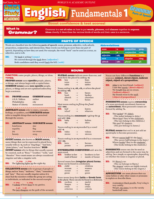 Title details for English Fundamentals 1 by BarCharts, Inc. - Available